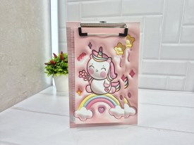 Portapapeles y anotador UNICORNIO
